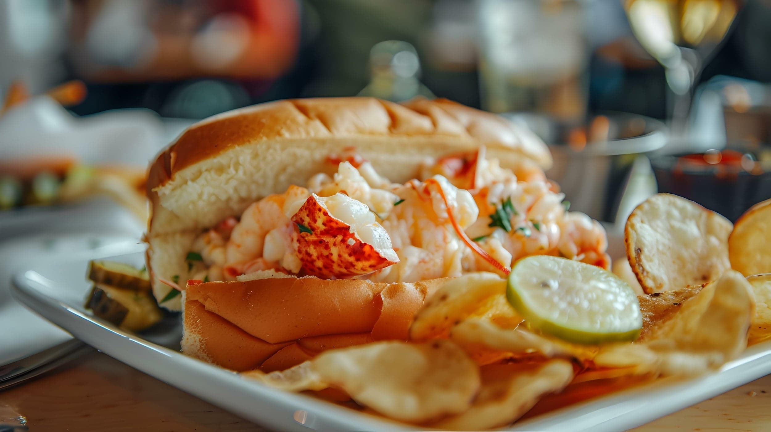 The Lobster Roll Is Juicy And Tender Image